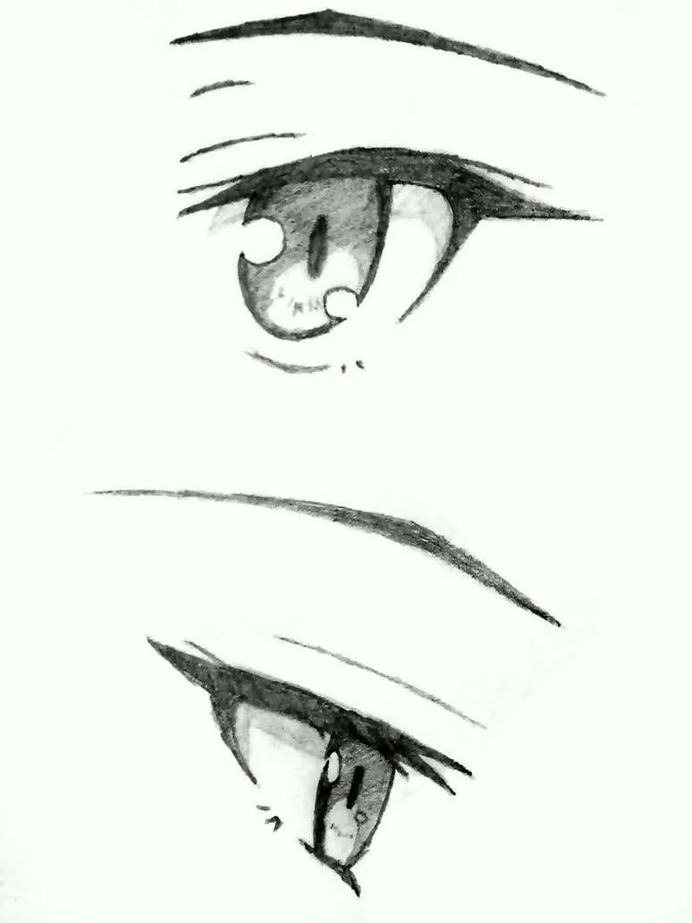 Глаз сбоку рисунки аниме фото