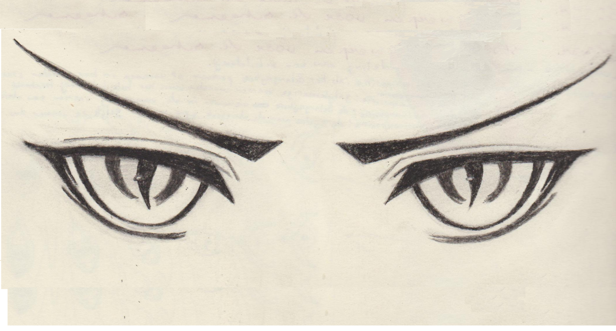 Глаза демона аниме рисунки фото