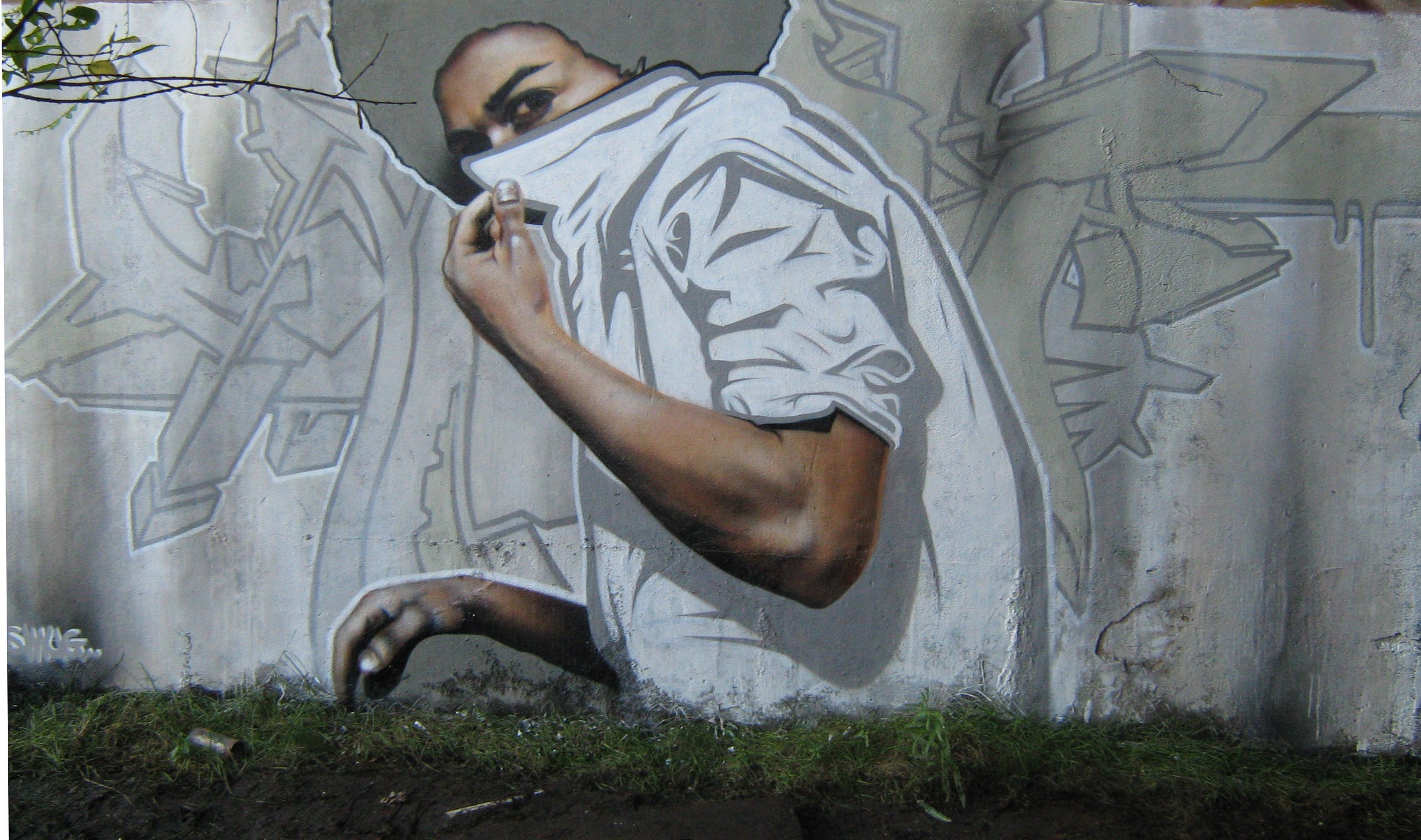 Граффити человек рисунок фото