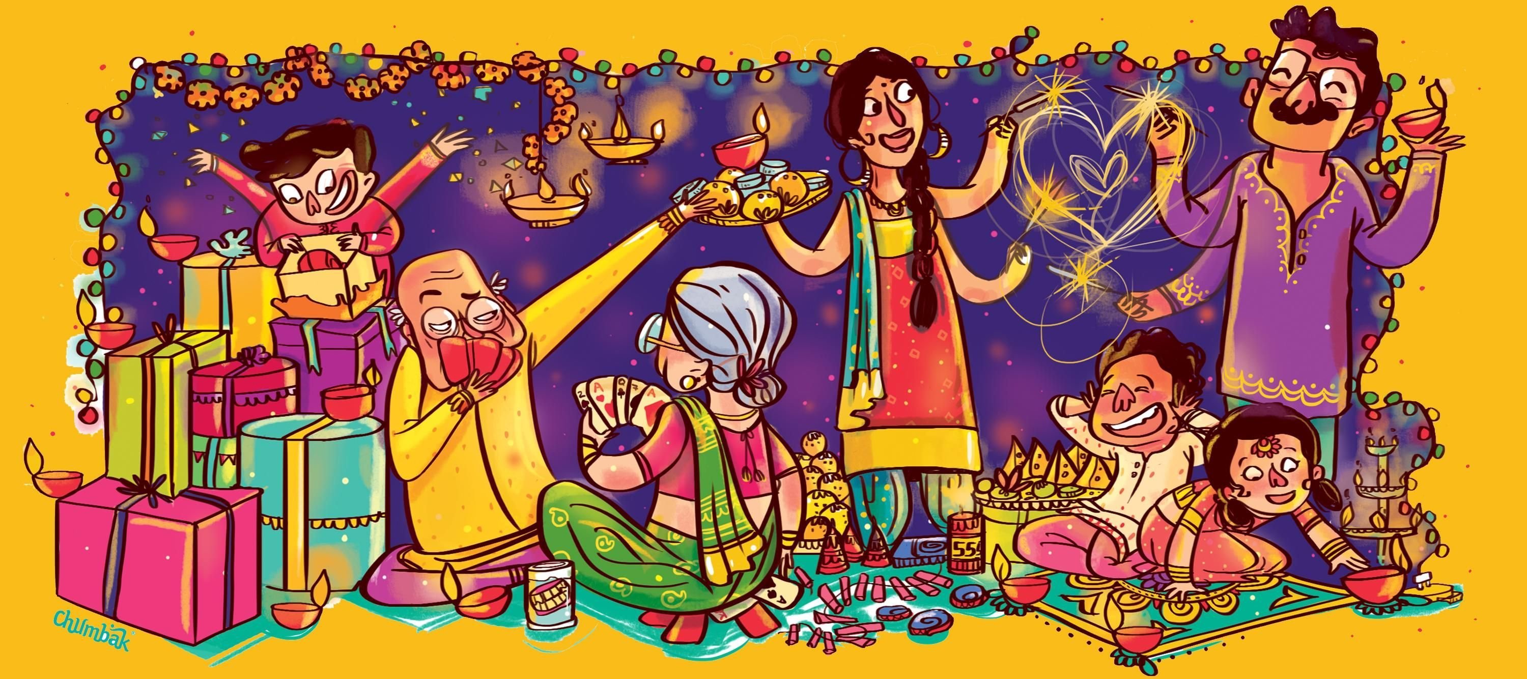 Индийские новогодние открытки фото