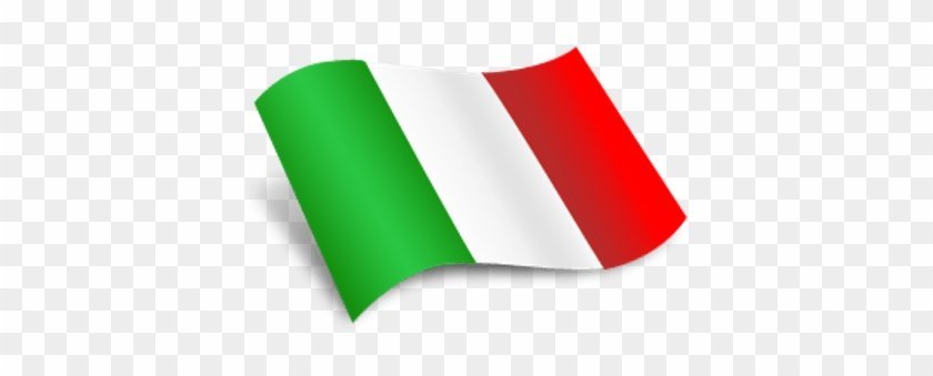 Итальянский флаг на прозрачном фоне фото