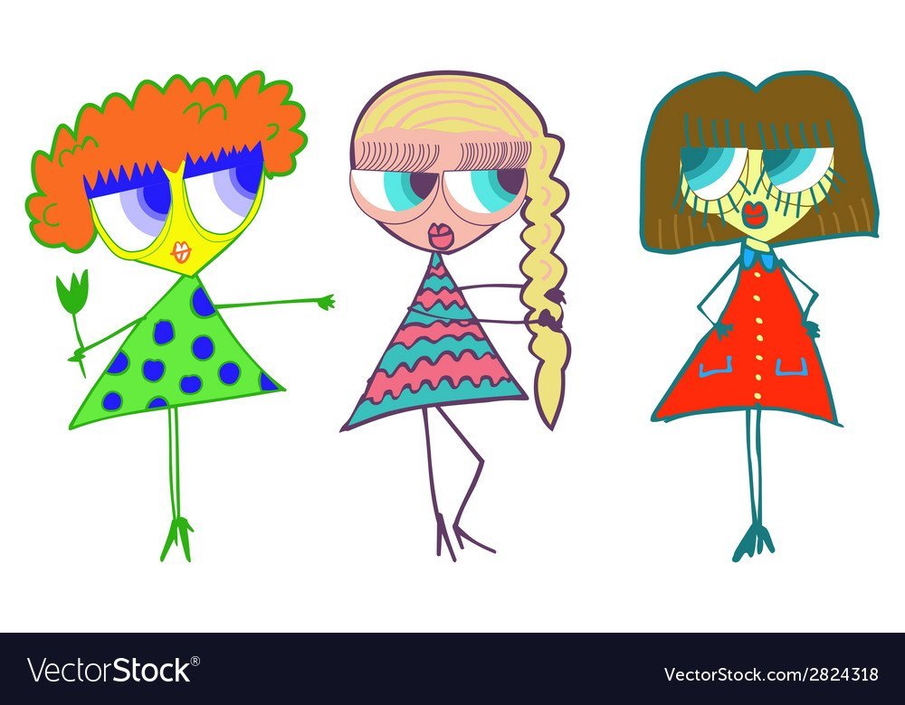 Кабалевский три подружки рисунок детский фото
