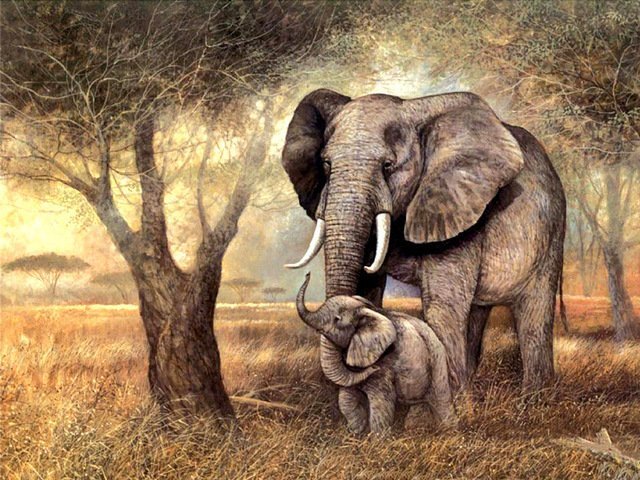 Карнавал животных слон рисунок фото