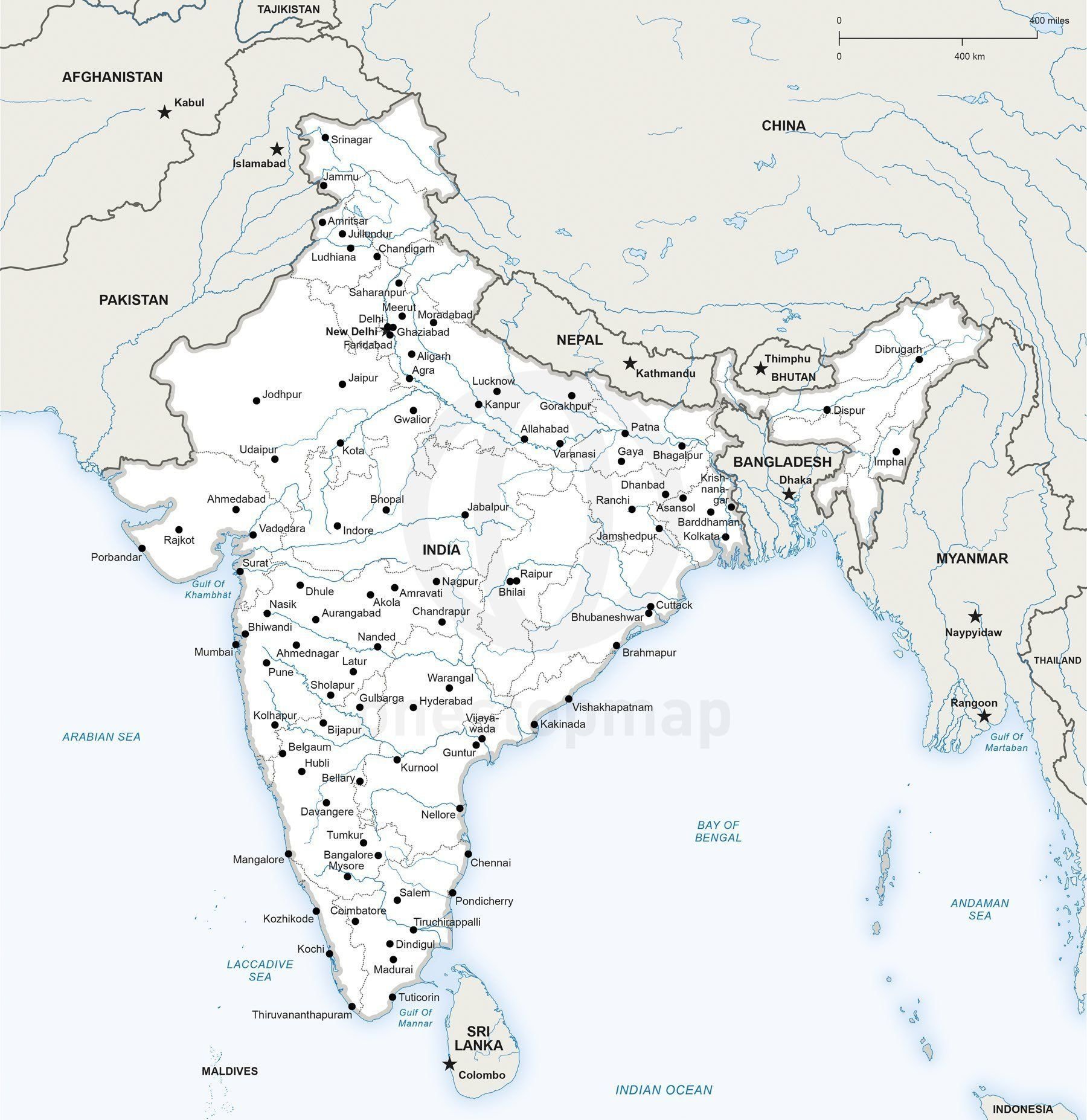 Карта индии обои фото