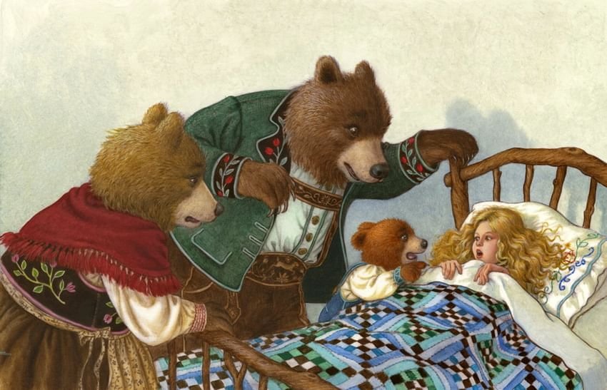Картинки к сказке три медведя фото