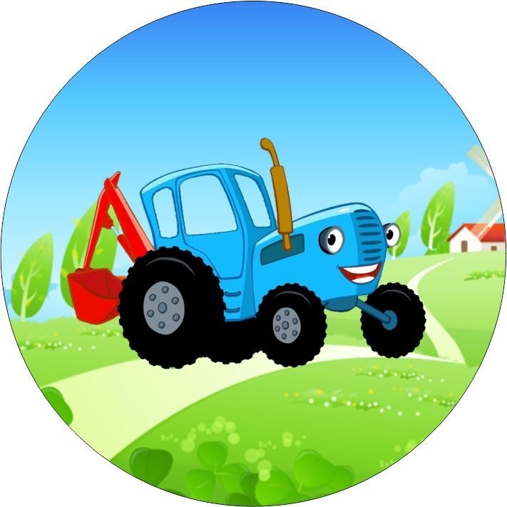 Картинки трактор синий трактор фото