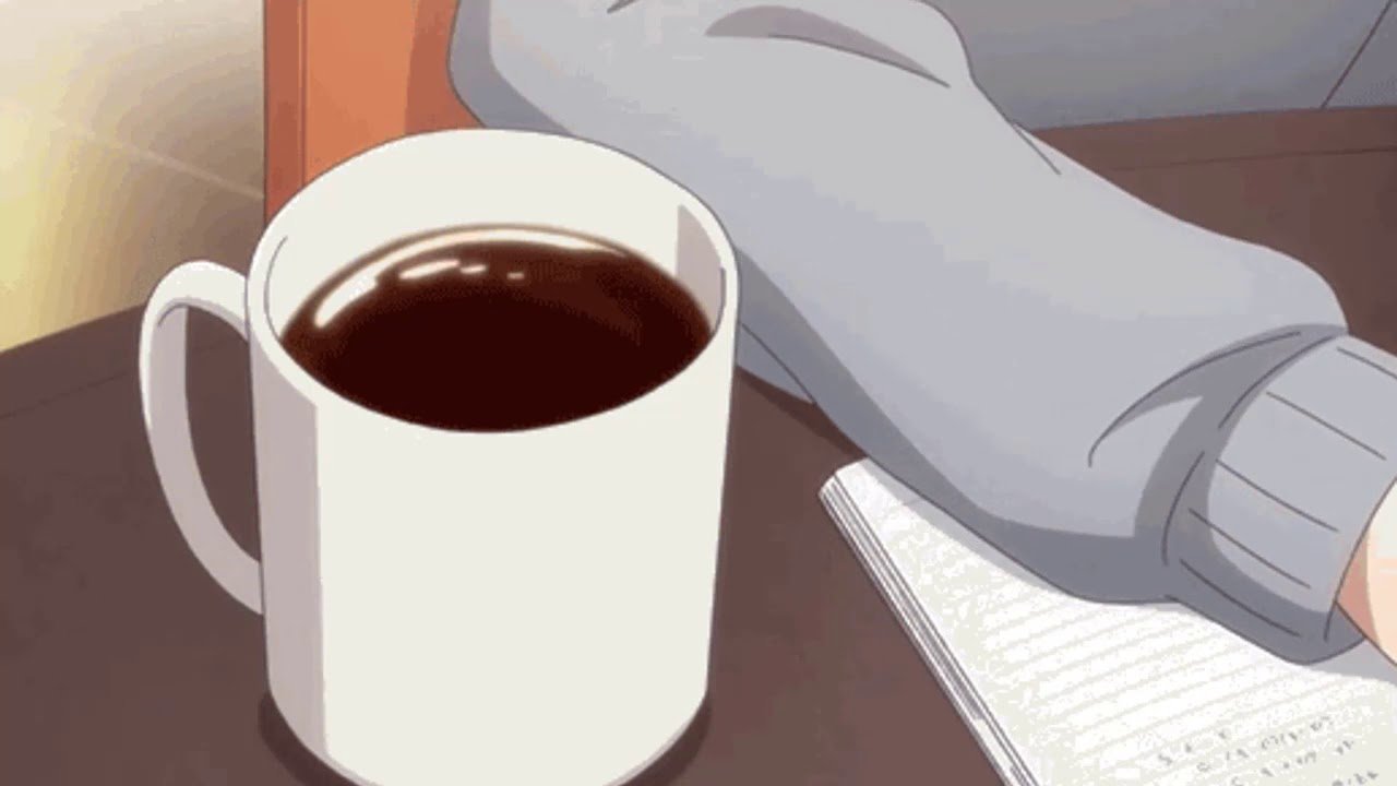 Кофе аниме рисунки фото
