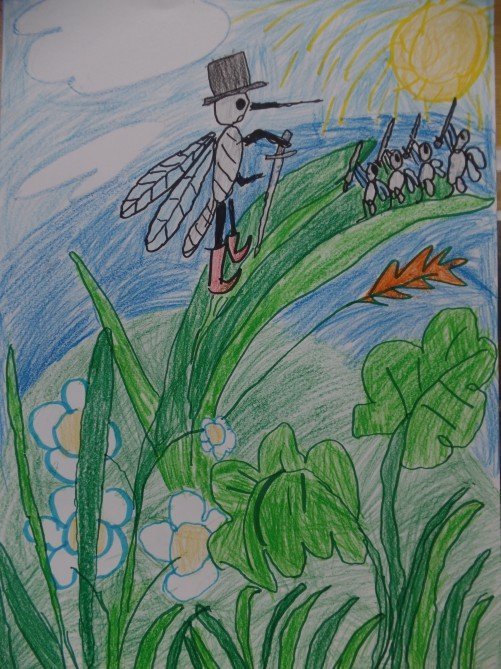 Комар комарович рисунок детский фото