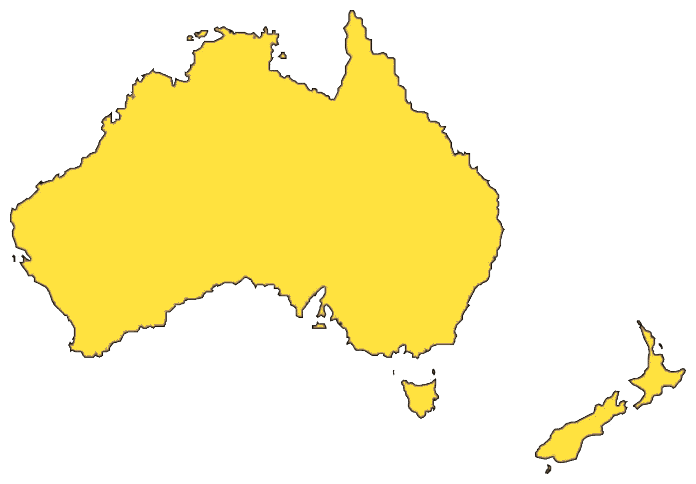 Контур карты австралии на прозрачном фоне фото