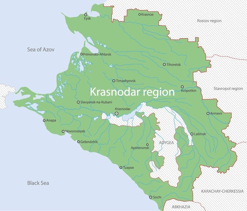 Контур карты краснодарского края на прозрачном фоне фото