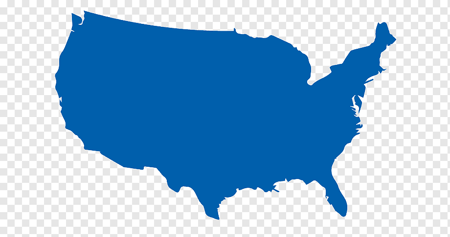Контур карты соединенных штатов америки на прозрачном фоне фото
