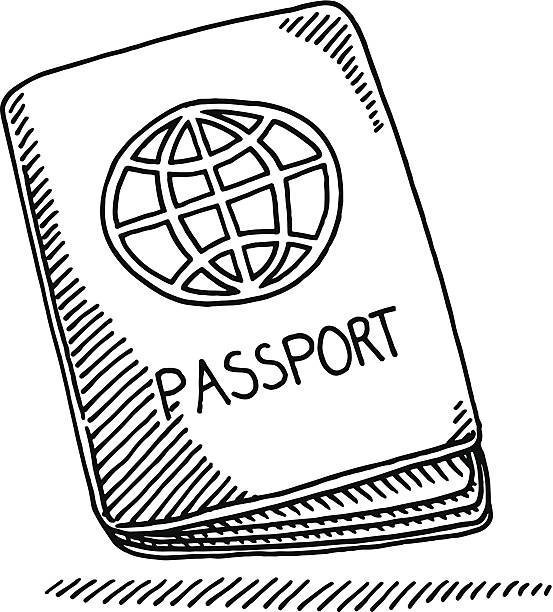 Контурные рисунки на паспорт фото