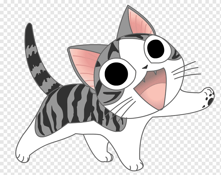 Кошка аниме кот рисунки фото