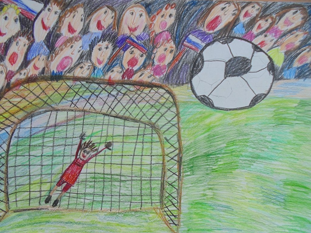 Красивые рисунки на тему футбол фото