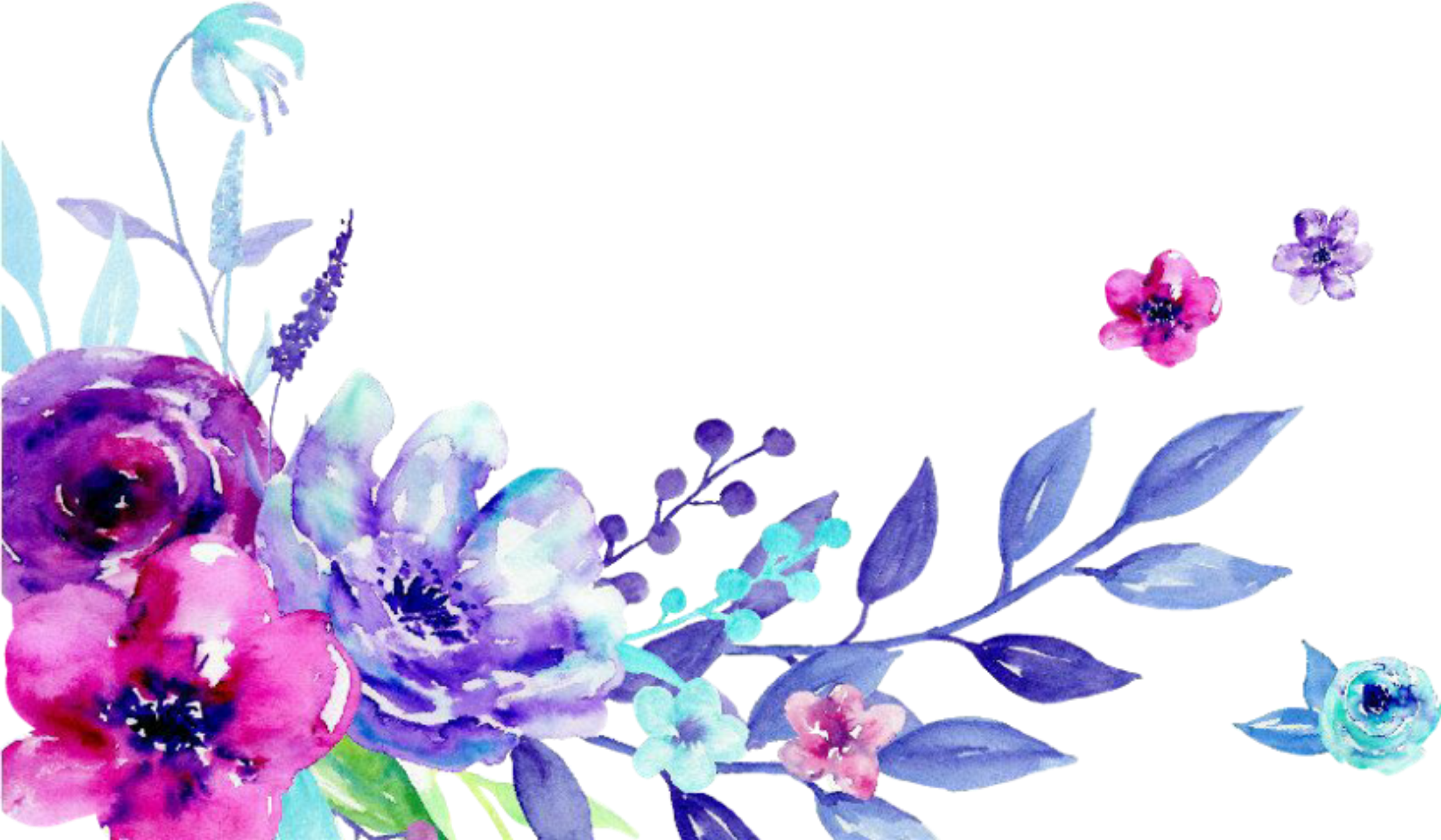 Красивые синие цветы на прозрачном фоне фото