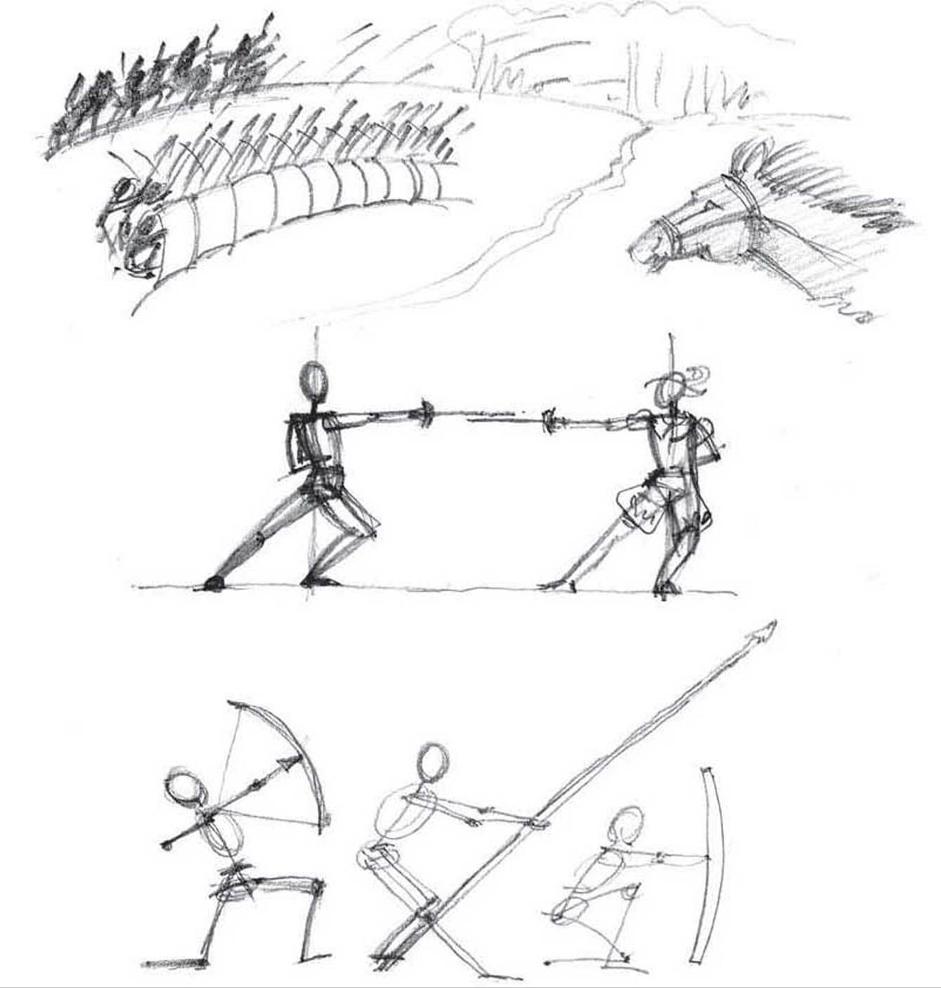 Куликовская битва рисунок поэтапно фото
