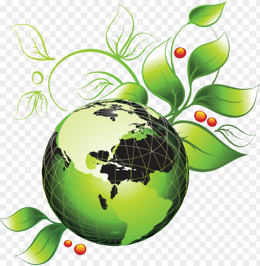 Логотип экологии на прозрачном фоне фото