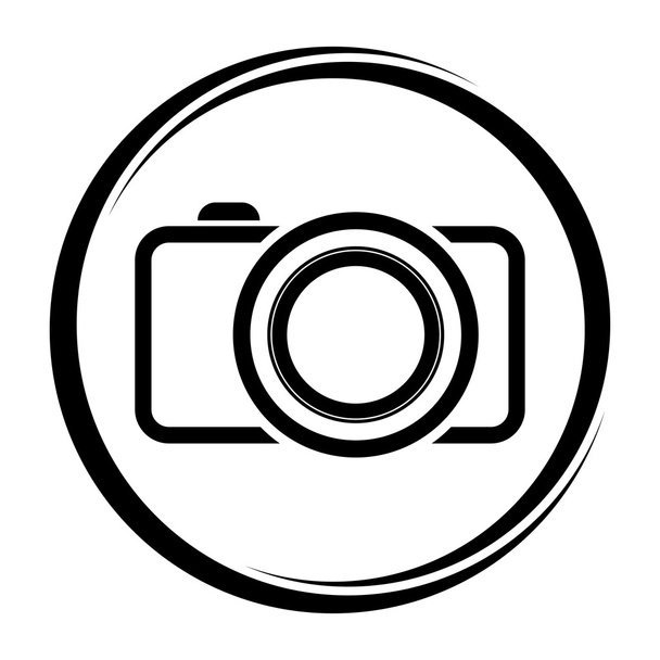 Логотип фотоаппарата на прозрачном фоне фото