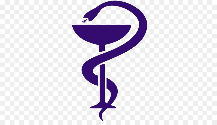 Логотип медицины со змеей на прозрачном фоне фото