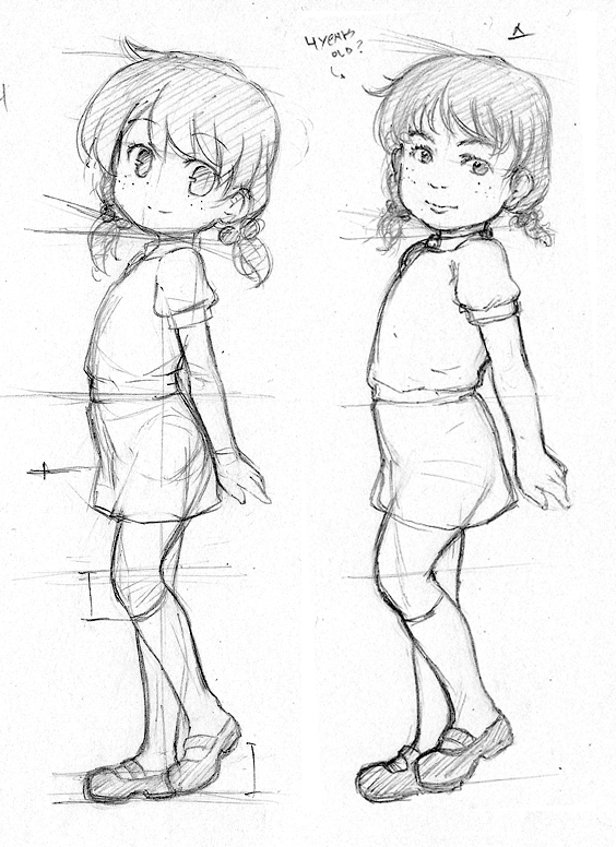 Маленький ребенок рисунок аниме фото