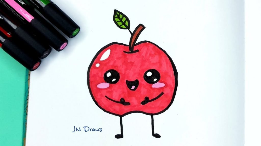 Милые рисунки карандашом для начинающих фрукты фото