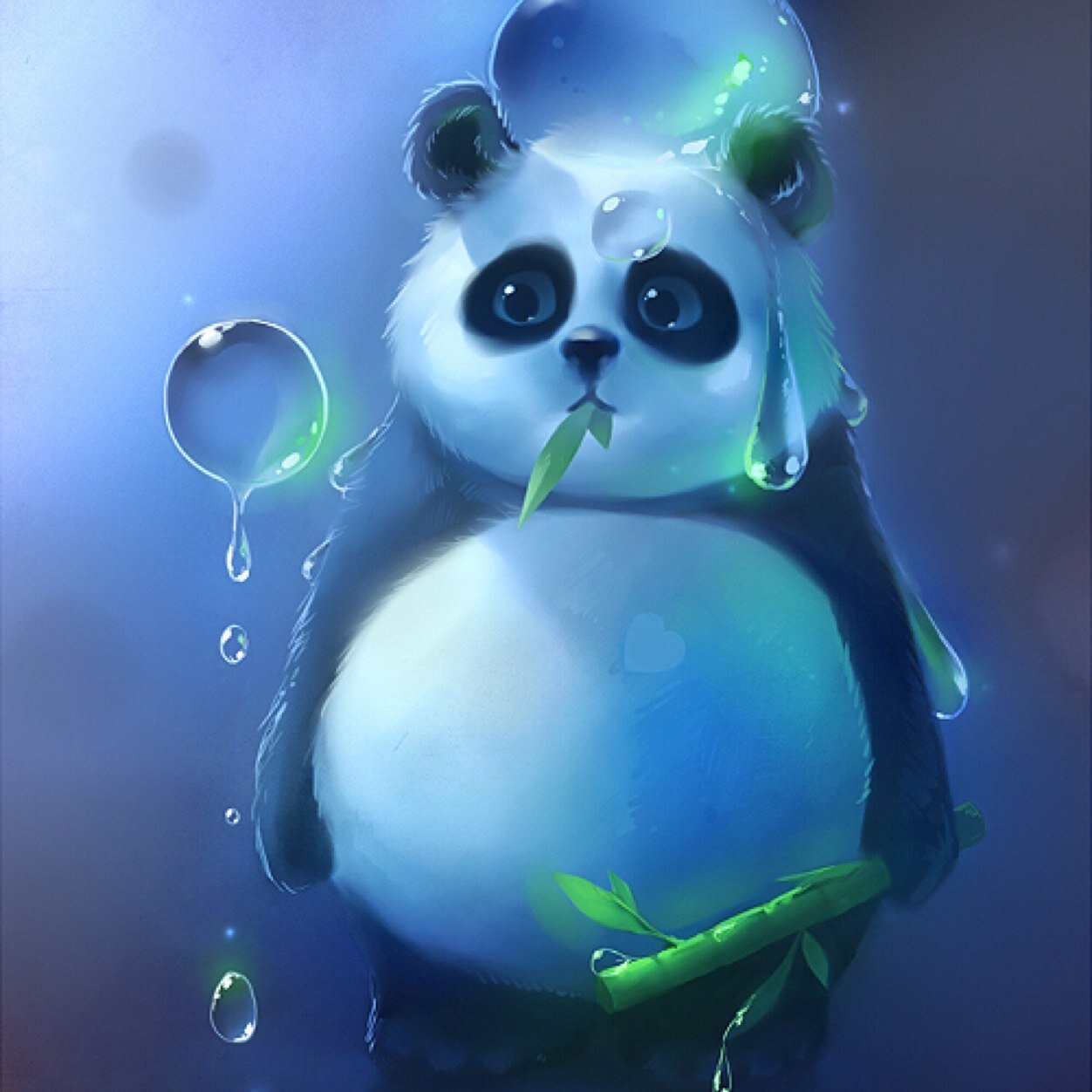 Милые рисунки животных панда фото