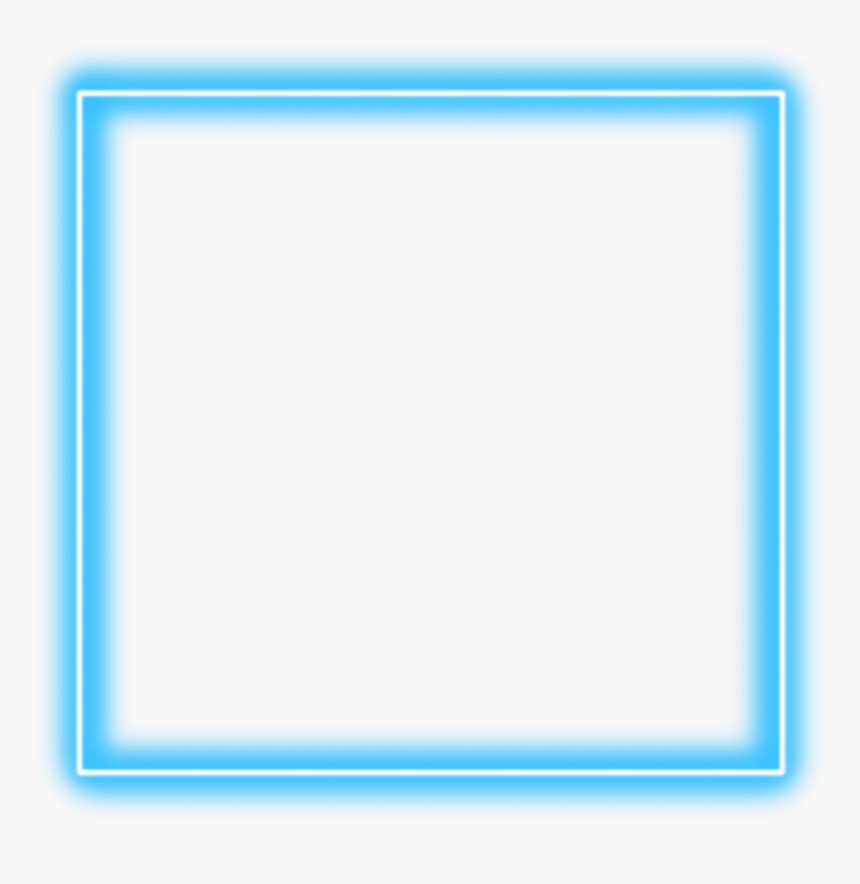 Неоновая рамка на прозрачном фоне прямоугольная фото
