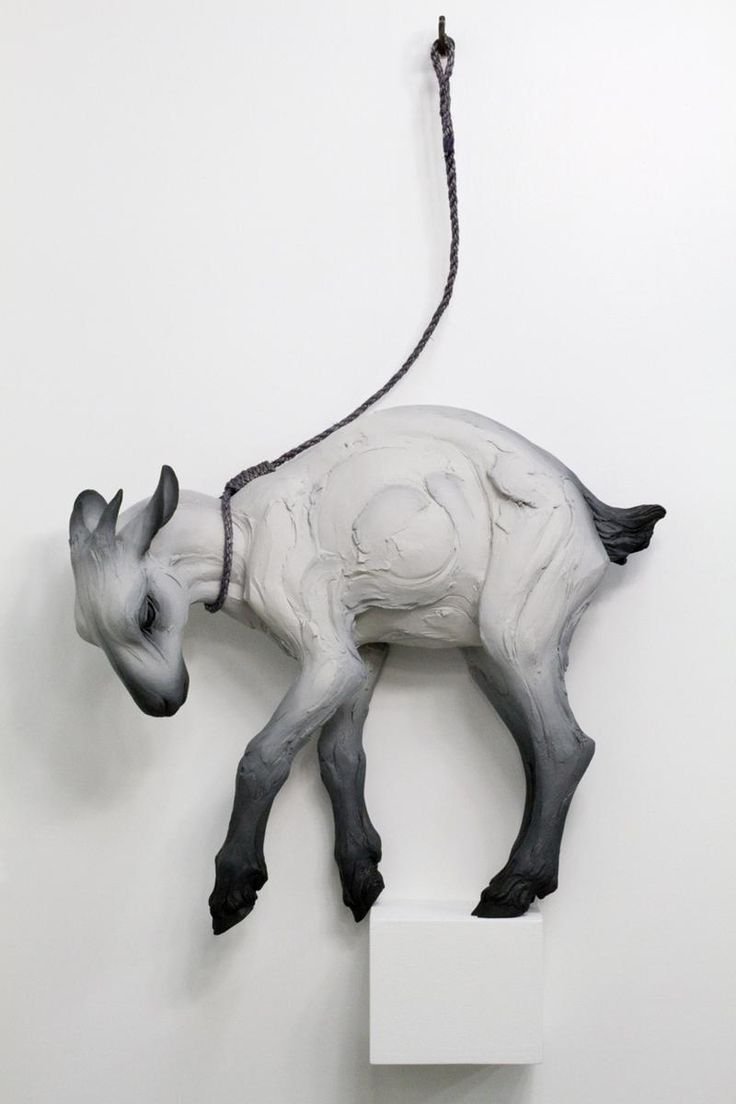 Объемная скульптура животного рисунок фото