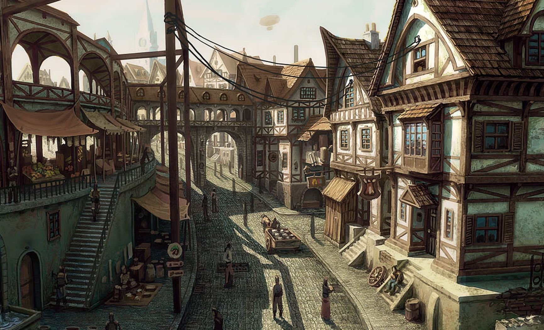 Обои средневековые города фото