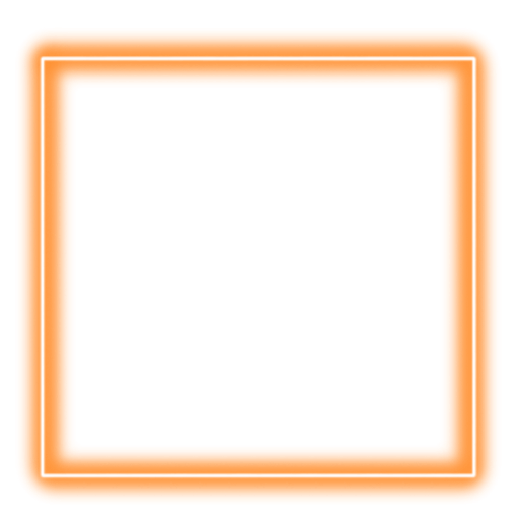 Оранжевая рамочка на прозрачном фоне фото