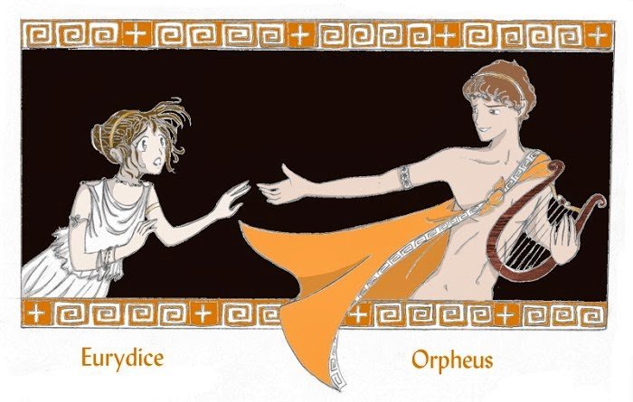 Орфей и эвридика рисунок детский фото