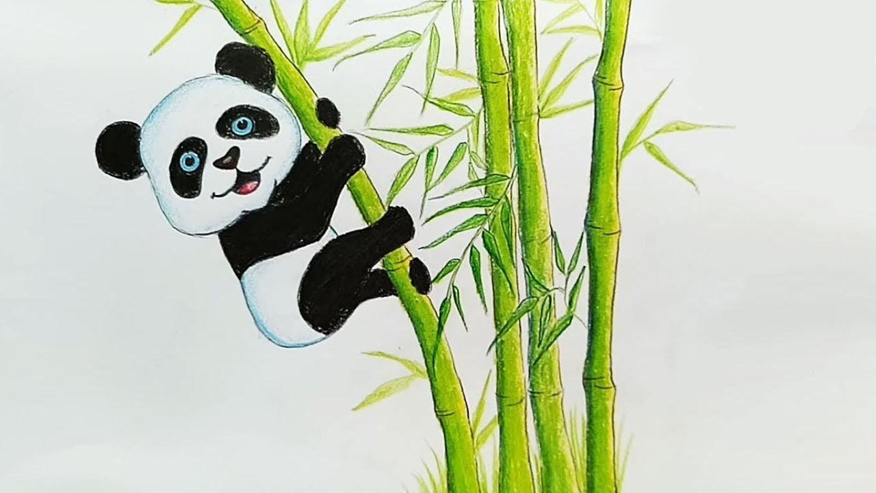 Панда рисунок поэтапно фото
