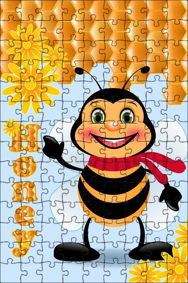 Пчела с медом рисунок детский фото