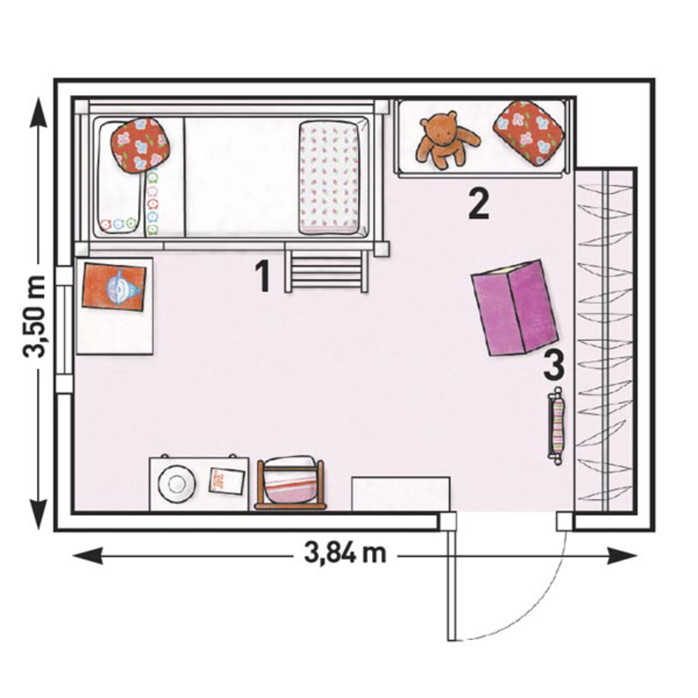 План комнаты детский рисунок фото