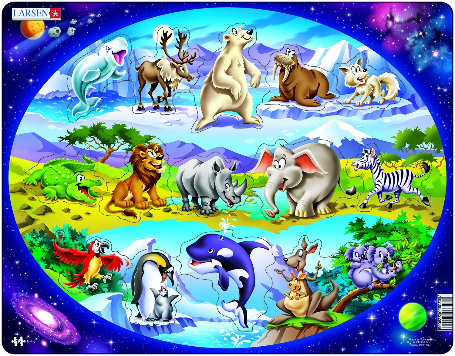 Планета с животными рисунок для детей фото