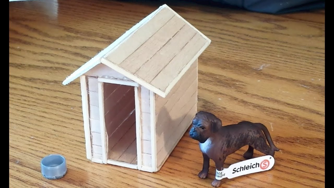 Поделки будка для собаки из картона идеи по изготовлению своими руками фото