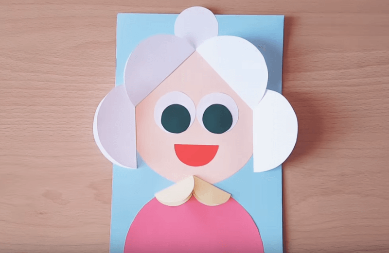 Поделки для бабушки из цветной бумаги и картона идеи по изготовлению своими руками фото