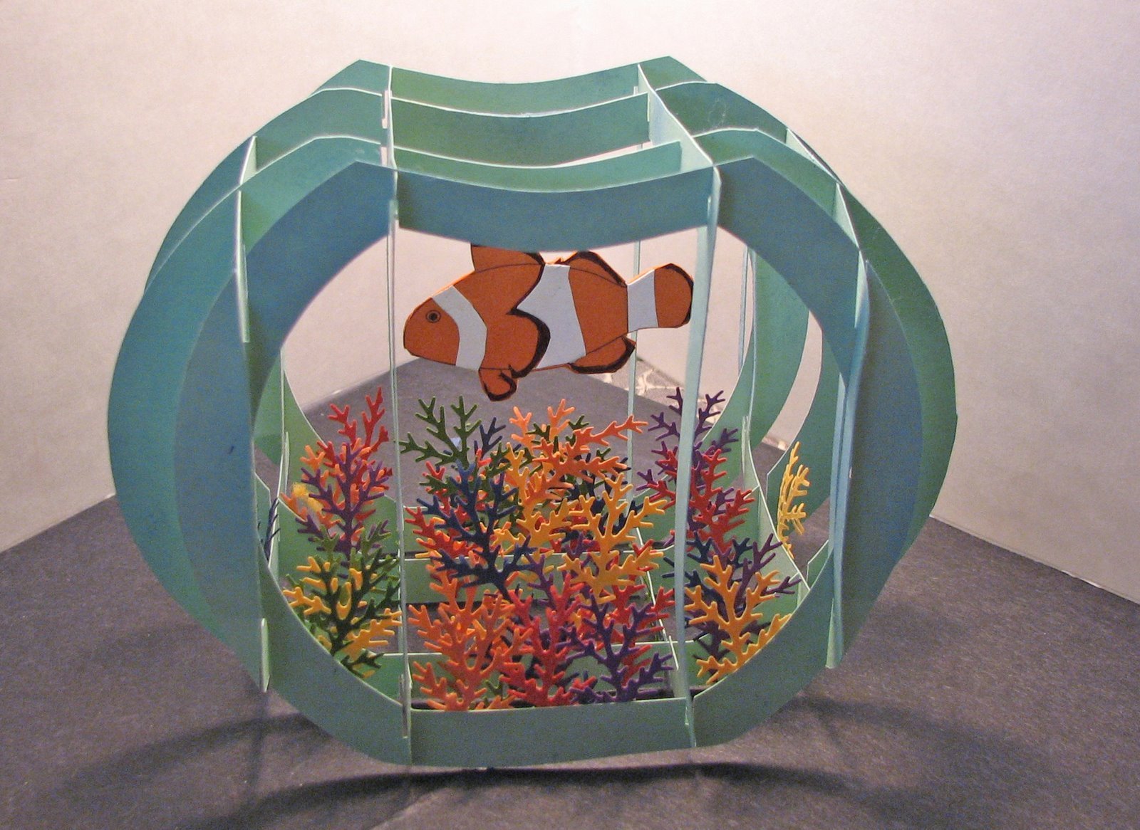 Поделки из картона аквариум с рыбками идеи по изготовлению своими руками фото