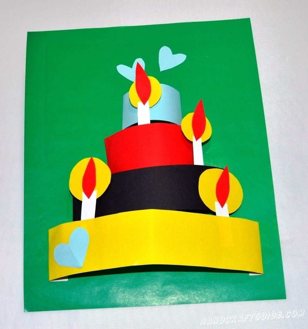 Поделки из картона и цветной бумаги торт идеи по изготовлению своими руками фото
