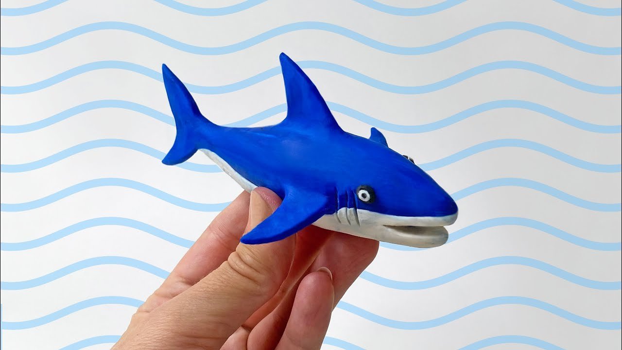 Поделки из пластилина акула идеи по изготовлению своими руками фото