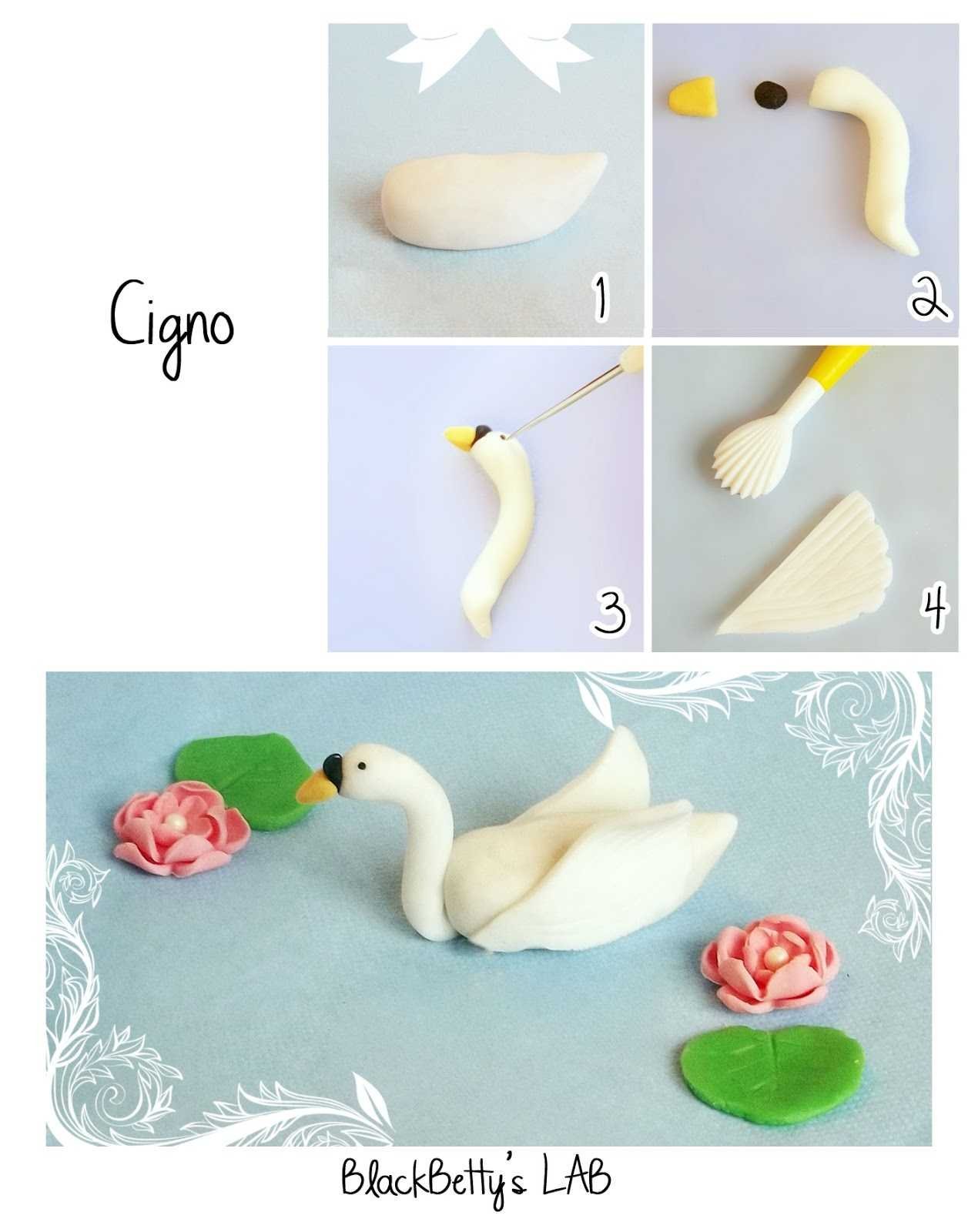 Поделки из пластилина лебедь идеи по изготовлению своими руками фото