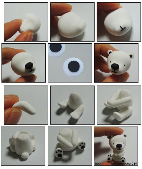 Поделки из пластилина мишка идеи по изготовлению своими руками фото