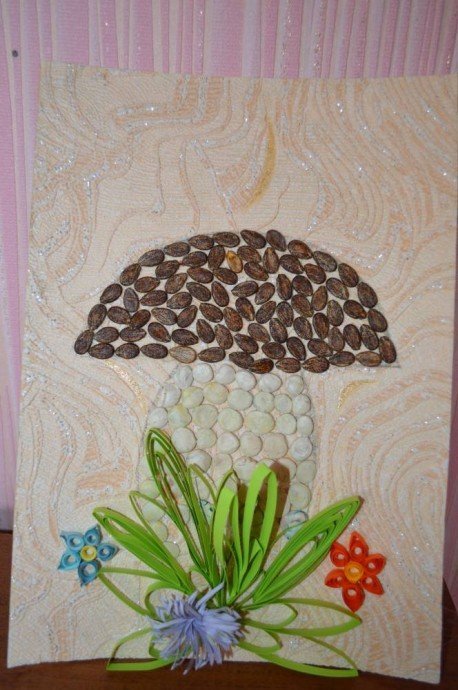 Поделки из семян тыквы и пластилина идеи по изготовлению своими руками фото