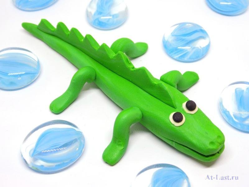 Поделки крокодил из пластилина идеи по изготовлению своими руками фото