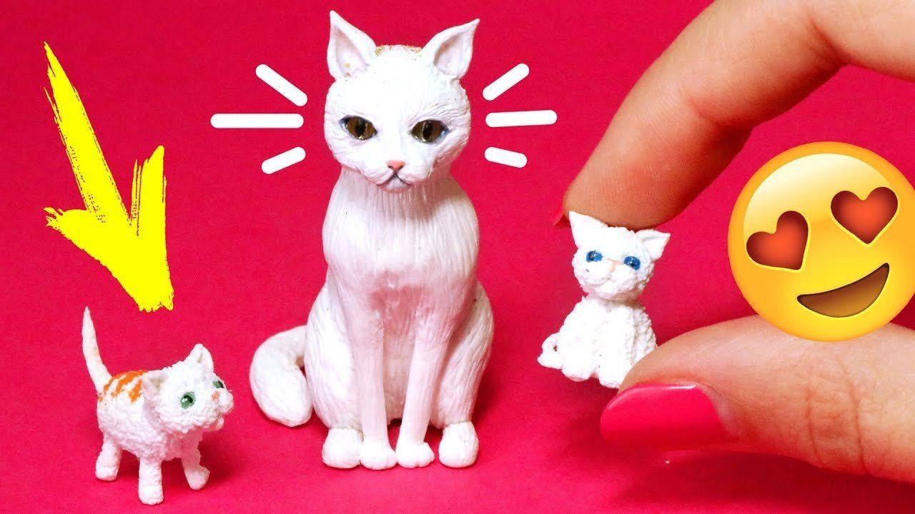 Поделки милые из пластилина котята идеи по изготовлению своими руками фото