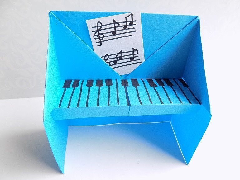 Поделки пианино из картона  идеи по изготовлению своими руками фото