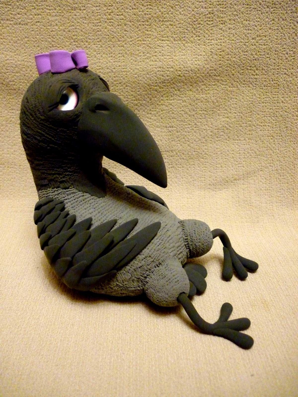 Поделки пластилиновая ворона из пластилина идеи по изготовлению своими руками фото