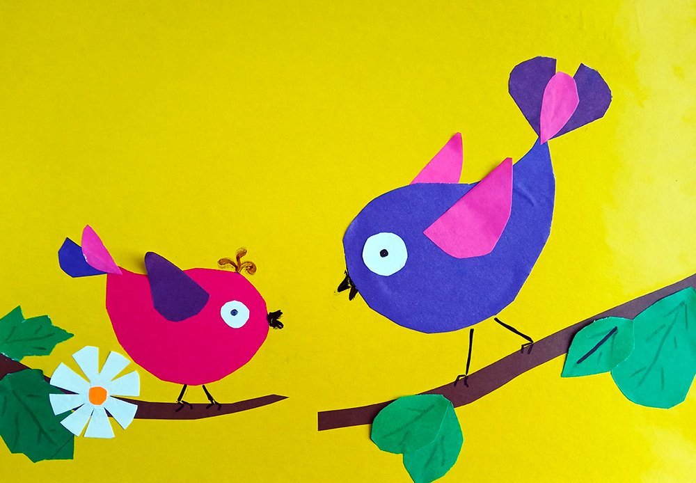 Поделки птицы из цветной бумаги и картона идеи по изготовлению своими руками фото
