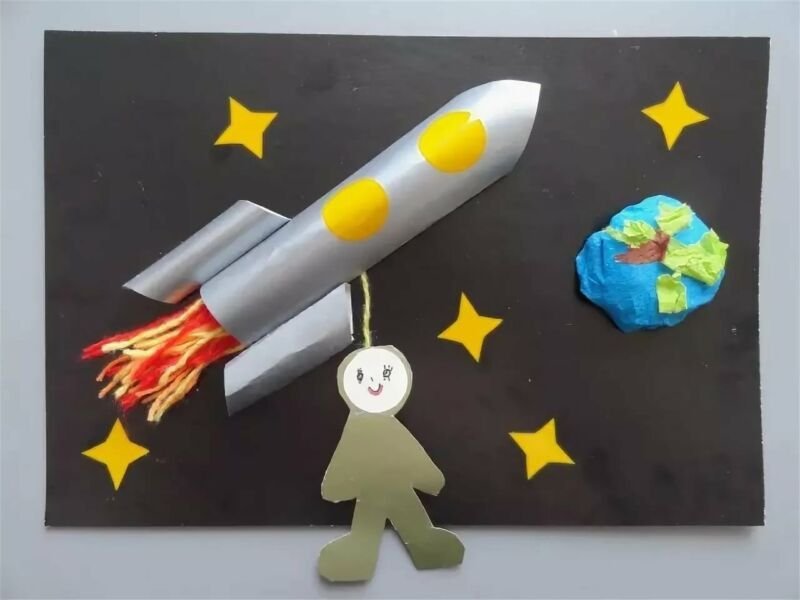 Поделки ракета из пластилина и бумаги идеи по изготовлению своими руками фото