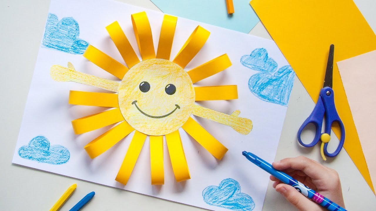 Поделки солнце из бумаги и картона идеи по изготовлению своими руками фото
